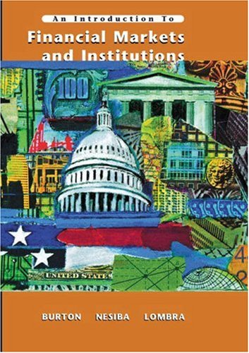 Imagen de archivo de An Introduction to Financial Markets and Institutions a la venta por SecondSale