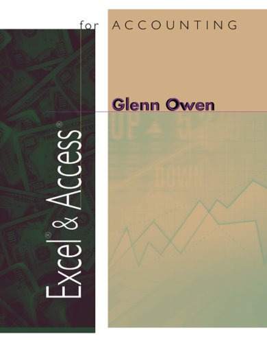 Imagen de archivo de Excel and Access for Accounting a la venta por ThriftBooks-Dallas