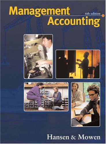 Stock image for Management Accounting (with InfoTrac College Edition) for sale by HPB-Red