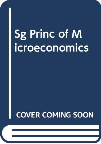 Imagen de archivo de Study Guide to accompany Principles of Microeconomics a la venta por HPB-Red