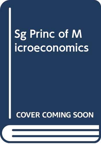 Stock image for Study Guide to accompany Principles of Microeconomics for sale by HPB-Red