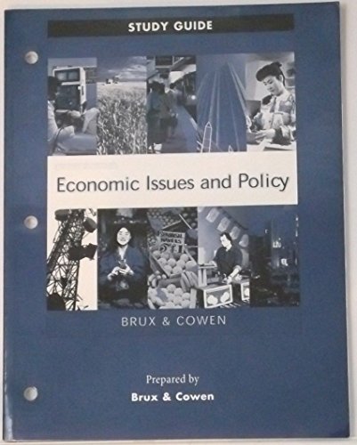 9780324108576: Sg Economic Issues & Policy