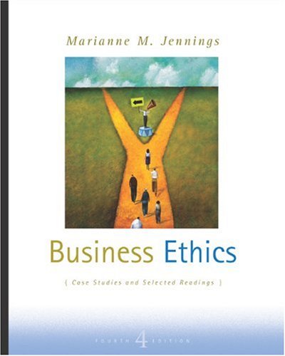 Beispielbild fr Business Ethics : Case Studies and Selected Readings zum Verkauf von Better World Books
