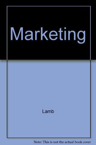 Marketing (9780324114508) by Charles W. Lamb Jr.