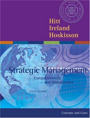 Imagen de archivo de Strategic Management : Competitiveness and Globalization with InfoTrac College Edition a la venta por Better World Books: West