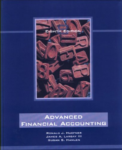 Beispielbild fr Advanced Financial Accounting zum Verkauf von HPB-Red