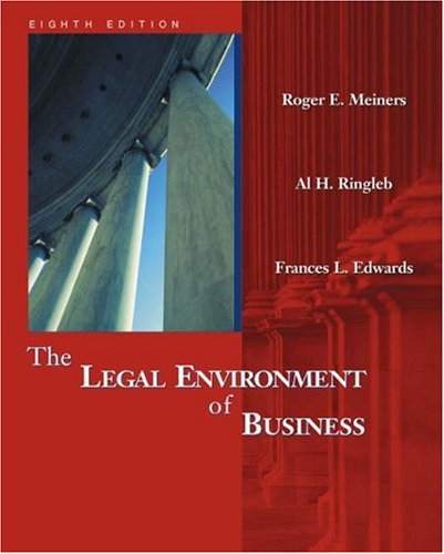 9780324121513: Legal Environment of Business