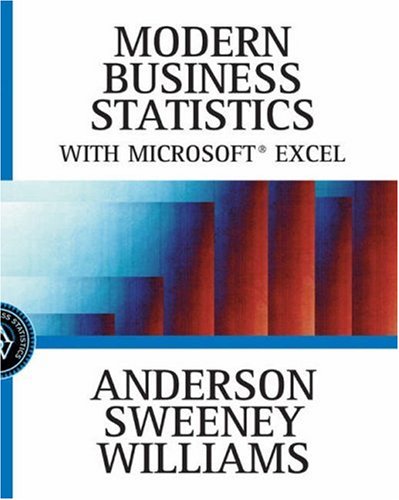 9780324121742: Modern Business Statistics with Microsoft Excel