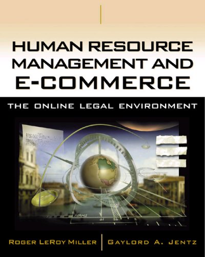 Stock image for Human Resource Management and E-Commerce : The Online Legal Environment for sale by Bingo Used Books