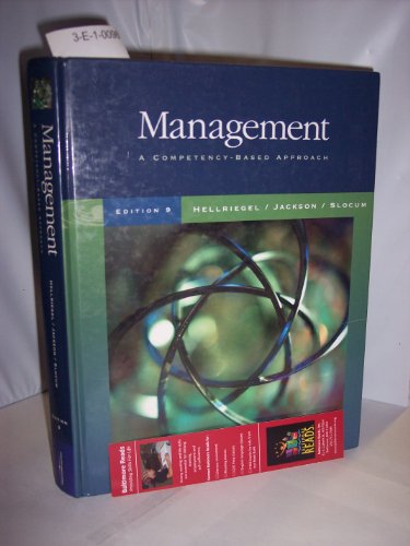 Imagen de archivo de Management: A Competency-Based Approach with Student Resource CD-ROM a la venta por HPB-Red