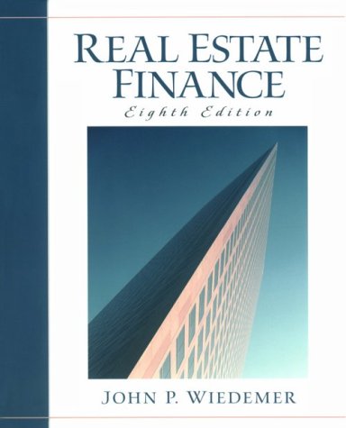 Beispielbild fr Real Estate Finance zum Verkauf von Better World Books