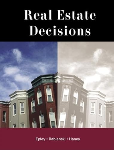 Stock image for Real Estate Decisions for sale by Better World Books