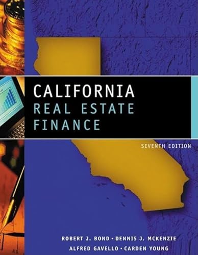 9780324143720: California Real Estate Finance