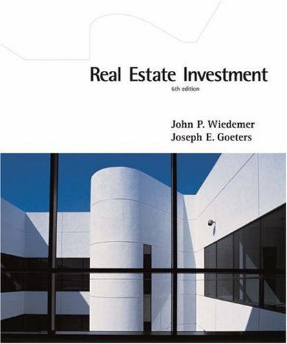 Beispielbild fr Real Estate Investment zum Verkauf von Better World Books