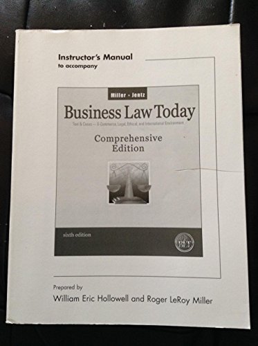 Im-Bus Law Today-Comprehnsv 6e (9780324149869) by [???]