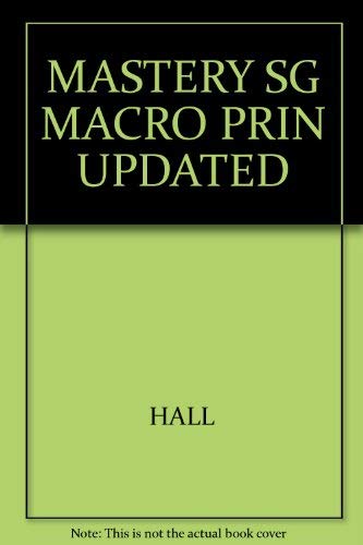 Imagen de archivo de Macroeconomics Principles and Applications Mastery Study Guide Updated 2nd a la venta por a2zbooks