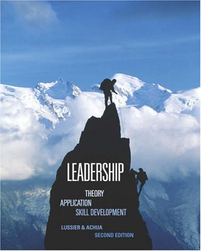 Imagen de archivo de Leadership: Theory, Application, Skill Development a la venta por BookHolders