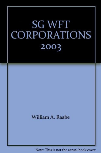 Stock image for SG WFT CORPORATIONS 2003 for sale by Austin Goodwill 1101