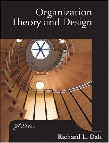 Imagen de archivo de Organization Theory and Design a la venta por Open Books