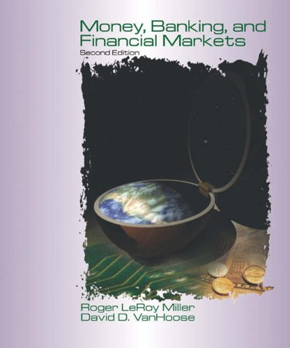 Imagen de archivo de Money, Banking and Financial Markets a la venta por Irish Booksellers