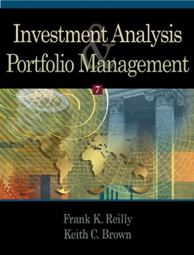 Stock image for Investment Analysis and Portfolio Management for sale by Jenson Books Inc