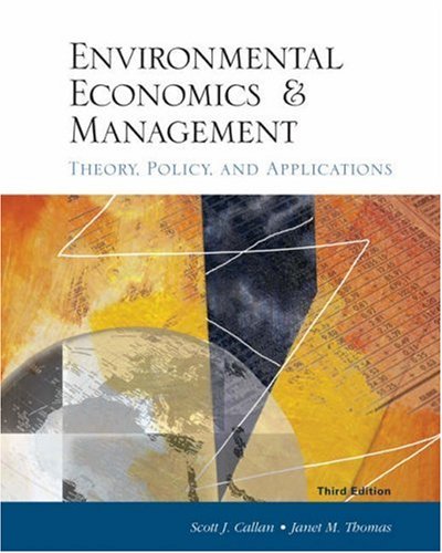 Stock image for Environmental Economics and Management: Theory, Policy and Applications for sale by SecondSale