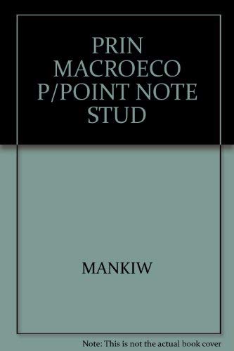 Stock image for Lecture Notes For Mankiw's Principles Of Macroeconomics, 3rd ; 9780324174670 ; 0324174675 for sale by APlus Textbooks