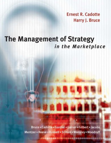 9780324175752: The Management of Strategy in the Marketplace