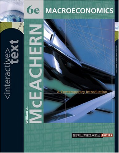 Stock image for Interactive Text, Macroeconomics: A Contemporary Introduction with Access Card and InfoTrac College Edition for sale by POQUETTE'S BOOKS