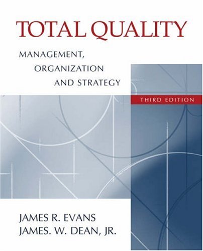 Beispielbild fr Total Quality Management zum Verkauf von Better World Books