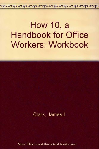 Stock image for Workbook to accompany Handbook for Office Workers for sale by Mispah books