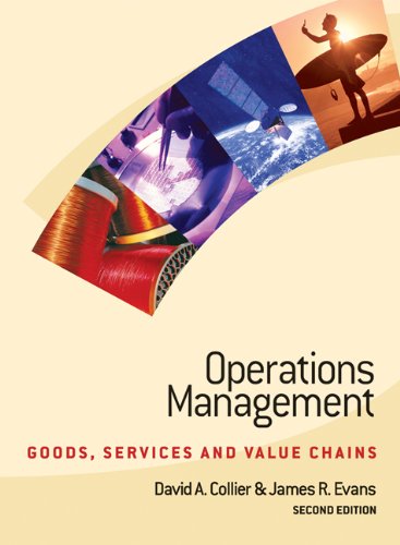 Imagen de archivo de Operations Management: Goods, Service, and Value Chains (with CD-ROM and Crystal Ball Pro 2000) a la venta por HPB-Red