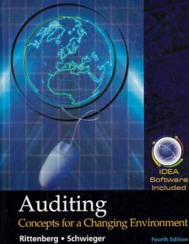 9780324180237: Auditing: Concepts for a Changing Environment with IDEA Software