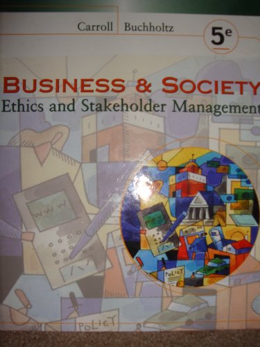 Beispielbild fr Business and Society zum Verkauf von POQUETTE'S BOOKS