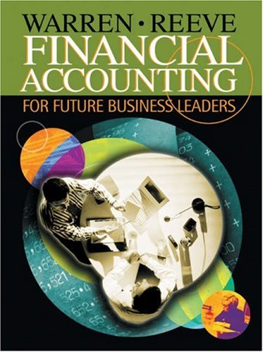 Stock image for Financial Accounting for Future Business Leaders (with Thomson One) for sale by Wonder Book