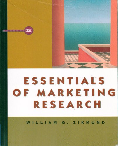 9780324182576: Essentials of Marketing Research (The Dryden Press series in marketing)