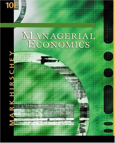 Beispielbild fr Managerial Economics with InfoTrac College Edition zum Verkauf von HPB-Red
