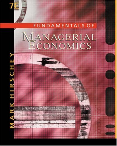 Imagen de archivo de Fundamentals of Managerial Economics with InfoTrac College Edition a la venta por Lot O'Books