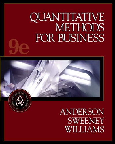 Stock image for Quantitative Methods for Business, with CD-ROM, 9th edition for sale by BooksRun