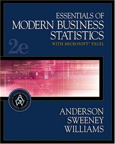 Stock image for Essentials of Modern Business Statistics with Microsoft Excel for sale by Nealsbooks