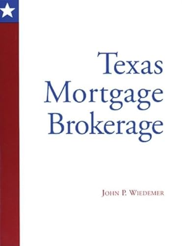 Stock image for Texas Mortgage Brokerage for sale by HPB-Red