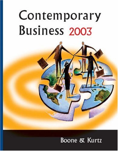 Beispielbild fr Contemporary Business 2003 zum Verkauf von BookHolders