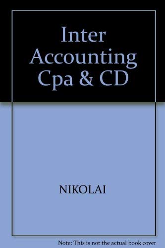 Stock image for Intermediate Accounting w/Becker CPA CD & New FASB Update CD for sale by HPB-Red