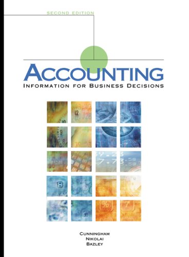 Accounting: Information for Decisions - Billie Cunningham; Loren A. Nikolai; John Bazley