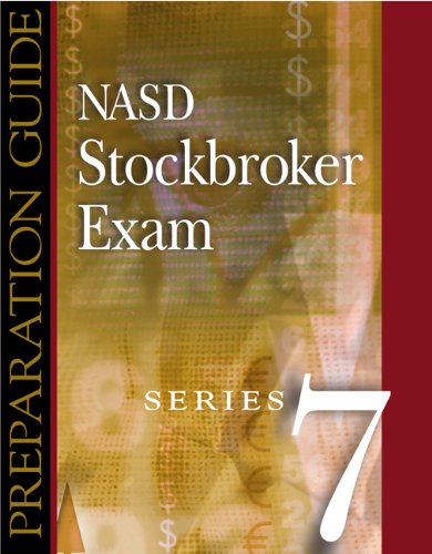 Beispielbild fr NASD Stockbroker Series 7 Exam : Preparation Guide zum Verkauf von Better World Books