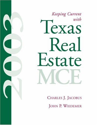 Beispielbild fr Keeping Current with Texas Real Estate, MCE zum Verkauf von HPB-Red