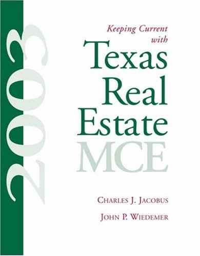 Stock image for Keeping Current with Texas Real Estate, MCE for sale by HPB-Red