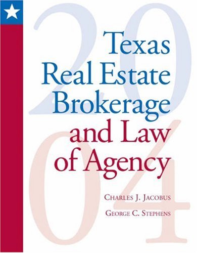 Stock image for Texas Real Estate Brokerage and Law of Agency: 2004 Update for sale by HPB-Red