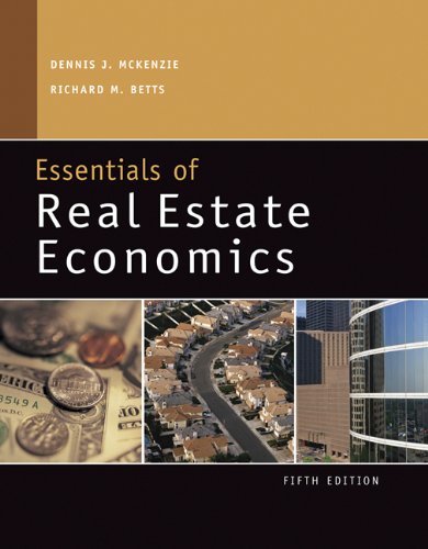 Imagen de archivo de Essentials of Real Estate Economics a la venta por ThriftBooks-Dallas