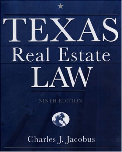 Imagen de archivo de Texas Real Estate Law a la venta por HPB-Red
